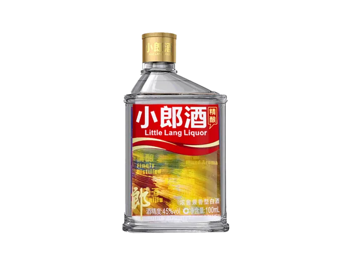 超市商品清晰大图免抠实物摄影png格式图片透明底品牌白酒小朗酒(6)