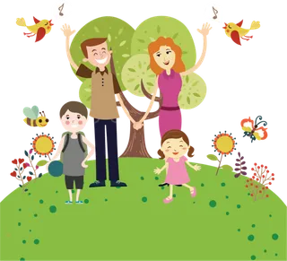 卡通 素材 人物 动画 插图