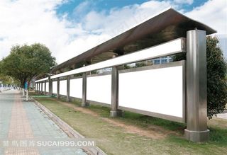 户外广告牌摄影素材