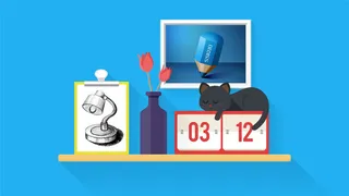 日历钟表画摆件墙面摆件