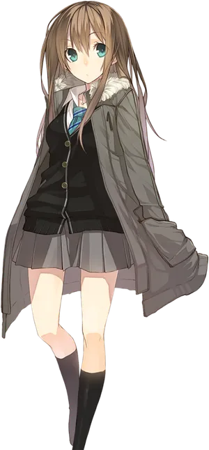 女孩素材卡通简笔