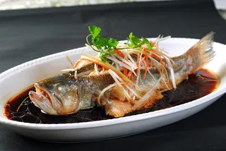大头菜丝蒸鲈鱼