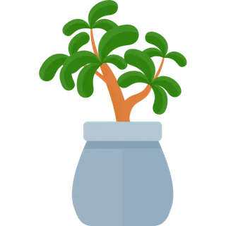 扁平化盆栽图标