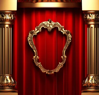 黄金相框素材图片下载