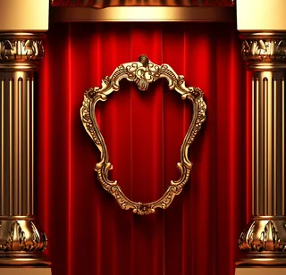 黄金相框素材图片下载