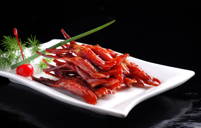特色美食鸭脖