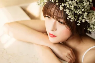 摄影图片人物美女模特照片