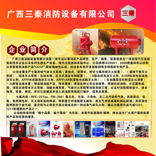 消防器材消防知识七氟丙烷气体灭火器宣传画册消防设备企业简介