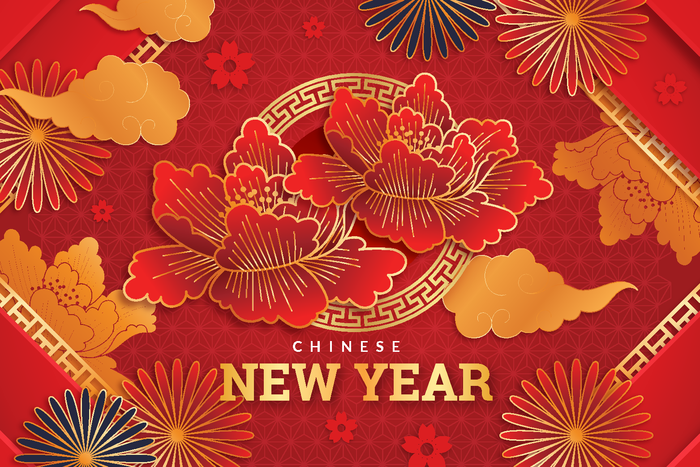 新年海报贺卡红包背景ai矢量模版下载