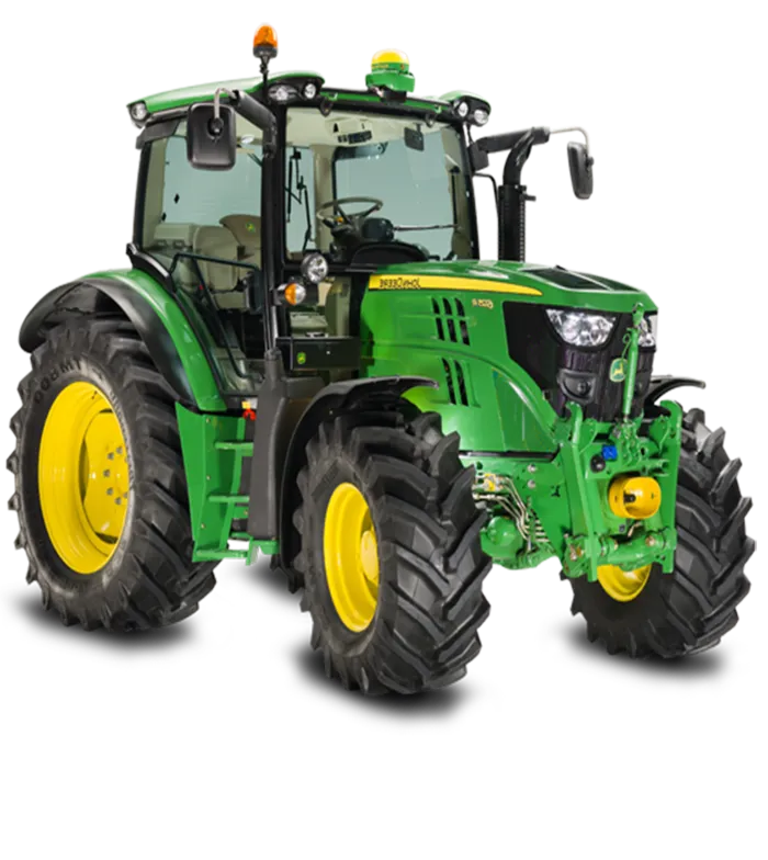 现代农业黄绿色农车