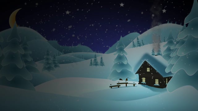 雪, 冬天, 房子, 冬天的晚上, 冬季魔法, 景观