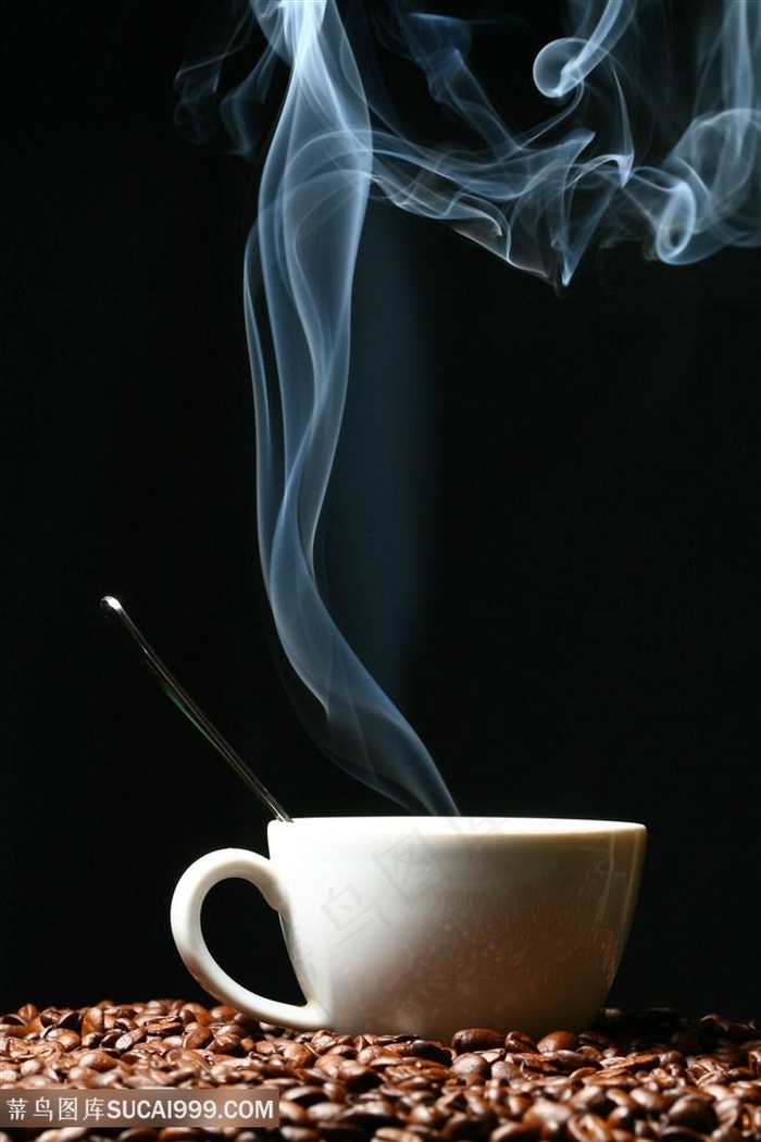 咖啡杯咖啡豆