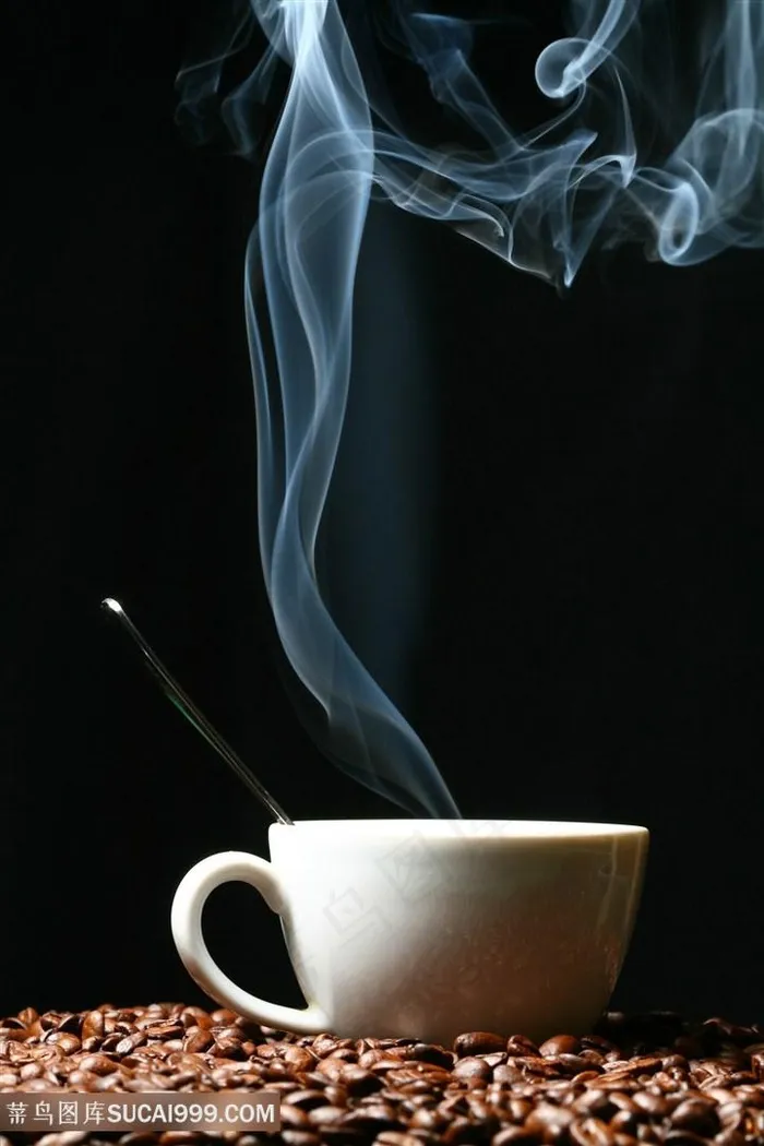 咖啡杯咖啡豆