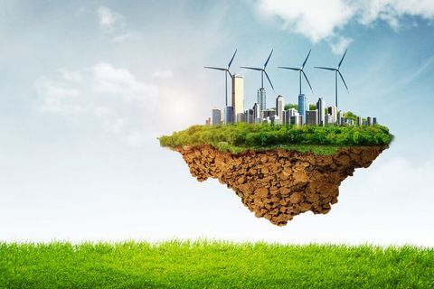 高清创意绿色环保背景图片公益海报展板宣传PSD分层平面设计素材