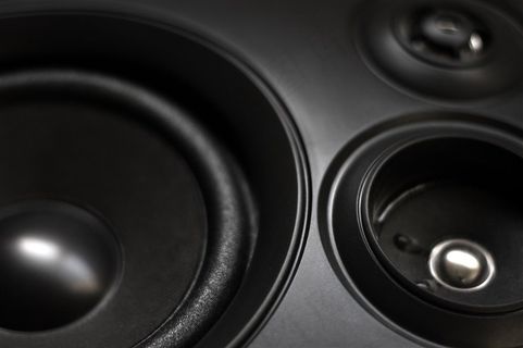 家电音响设备特写