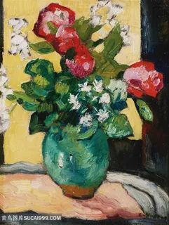 静物花卉花瓶油画 静物花卉花瓶油画