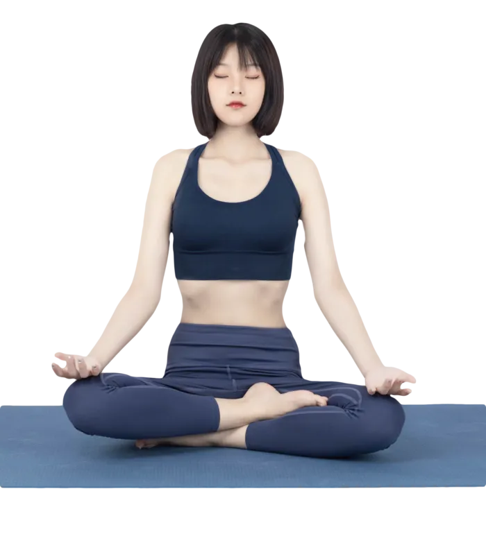 瑜伽人物免扣png