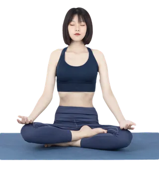 瑜伽人物免扣png