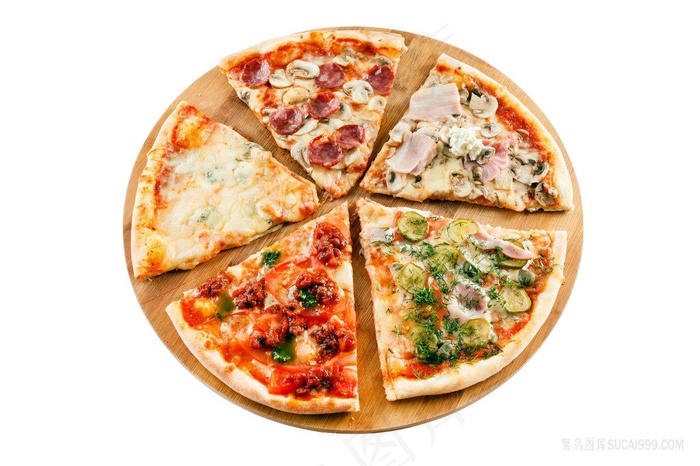 西餐美味五拼披萨