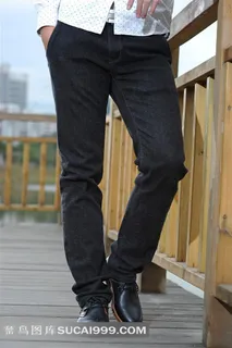 高清黑色男式皮鞋图片