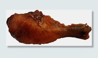 奥尔良蜜汁蜜辣手扒鸡烤鸡腿翅根免抠素材摄影元素