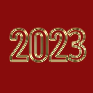 2023年兔年红色背景