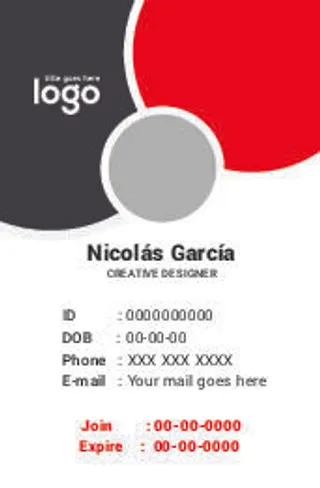 会员工作证名片