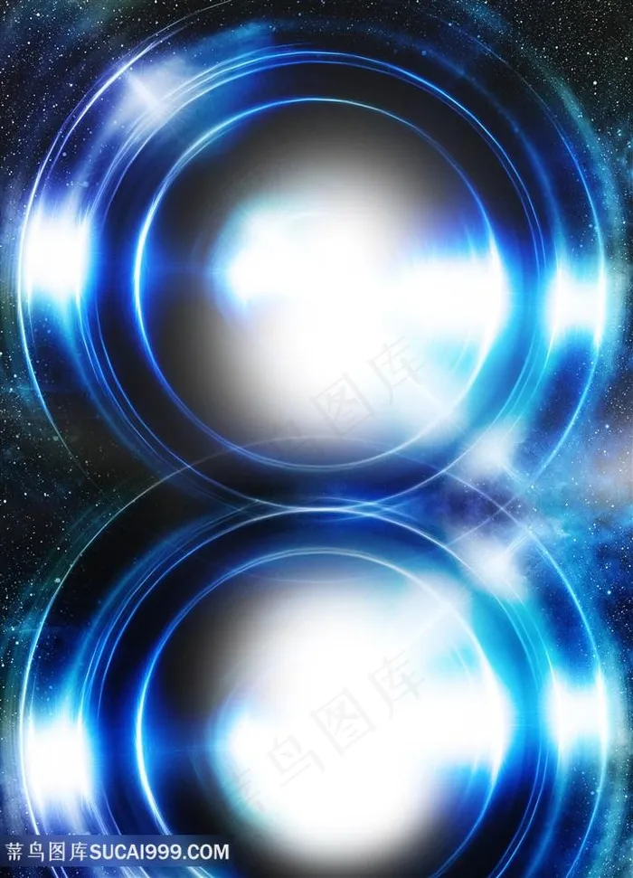 时尚大气科幻炫光圆圈高清图片