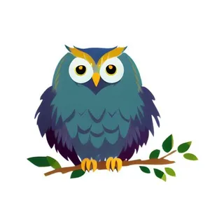 猫头鹰鸟免抠