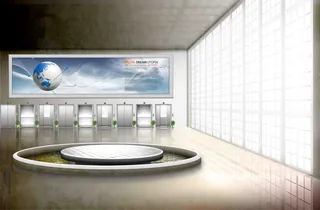 3D立体空间展示背景