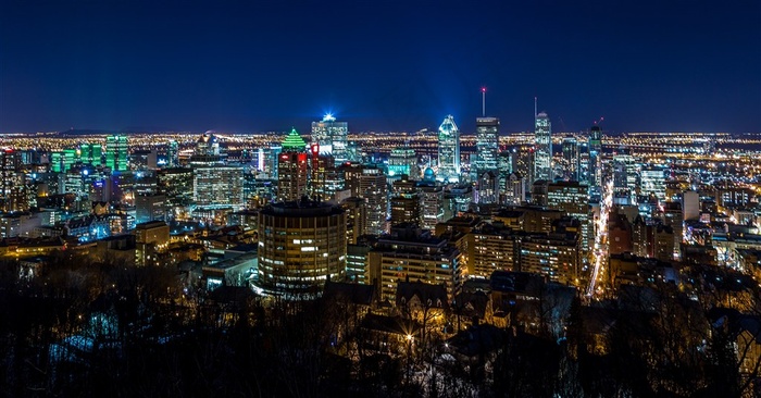 唯美的城市夜景