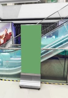 商场室内电梯场景海报样机