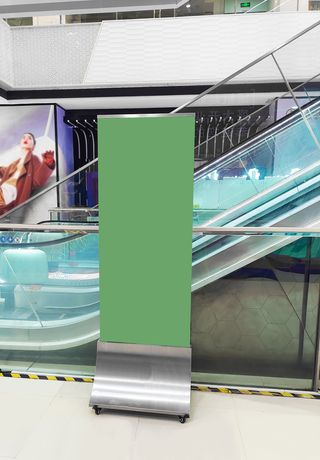 商场室内电梯场景海报样机