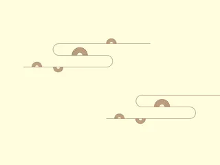 中国风古典传统图案边框纹理祥云灯笼装饰线条PSD背景素材