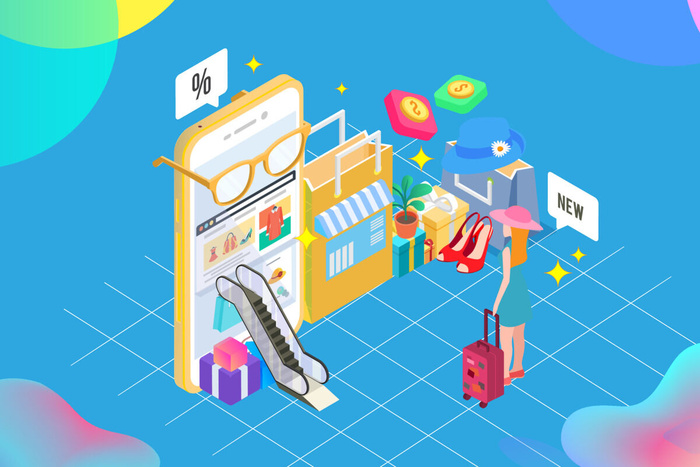 商务2.5D未来科技商务素材