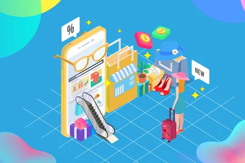 商务2.5D未来科技商务素材