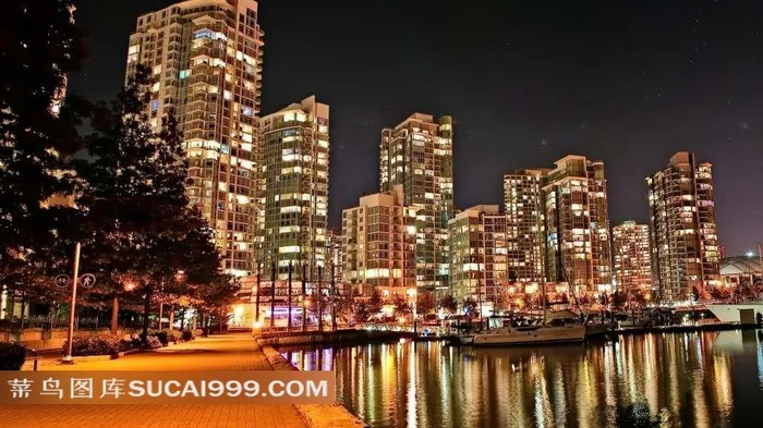 城市迷人夜景素材