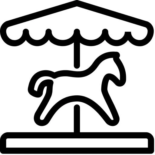 旋转木马 PNG免抠(1600x1600)