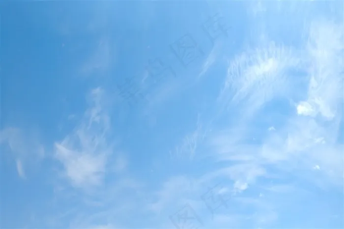 蓝天白云美丽风景