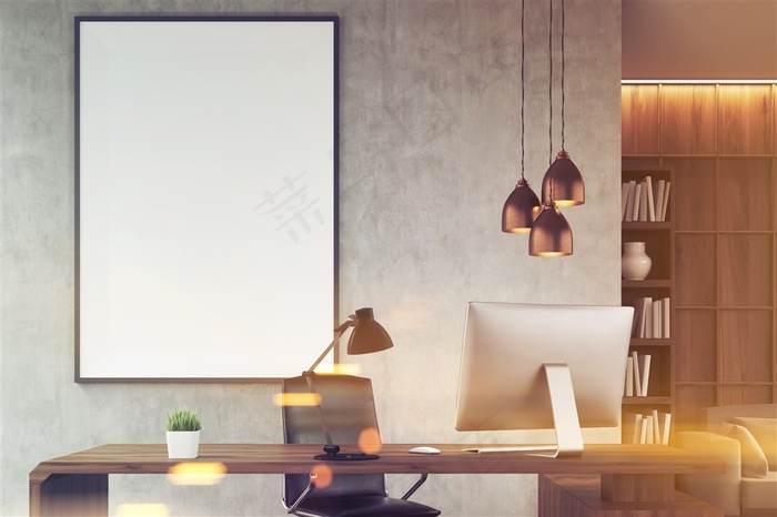 高档办公室局部细节高清摄影图片装修图片