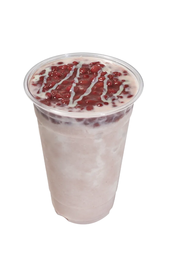 奶茶照片拍摄果汁红豆叉叉冰
