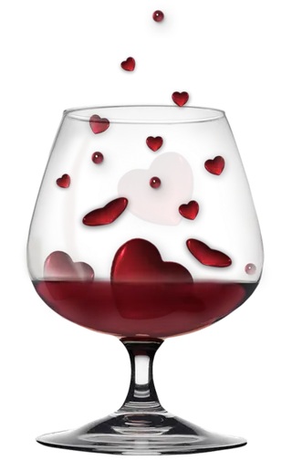 玻璃心形情人节