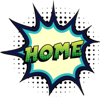 家庭对话框卡通简笔