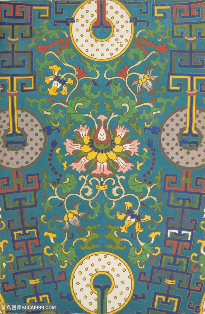 中式手绘国画传统纹样集锦中国风图片