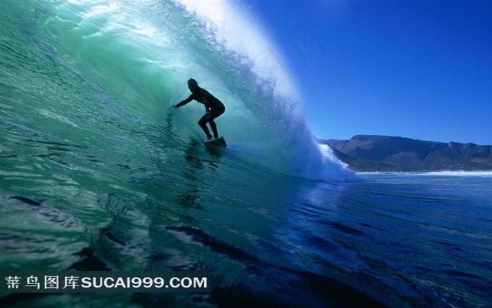 运动写真极限冲浪桌面高清壁纸