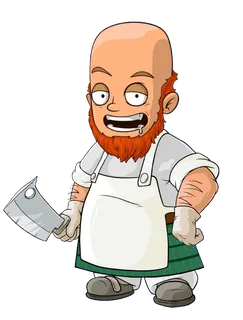 厨师简笔大叔
