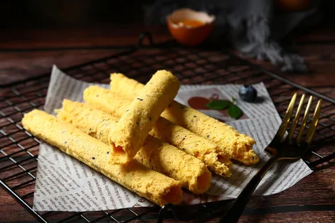 夏季骥甜点蛋卷