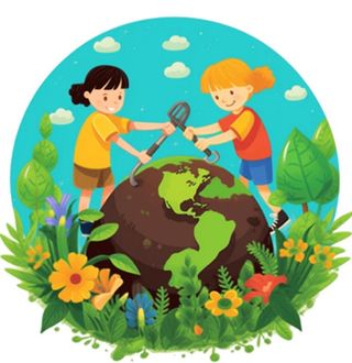 地球保护环境绿色免抠