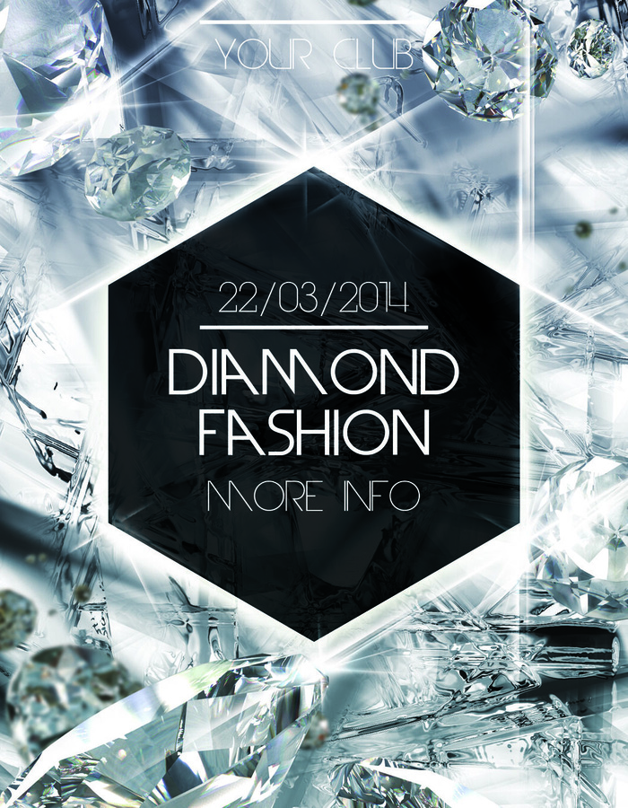 科技感多边形海报模板