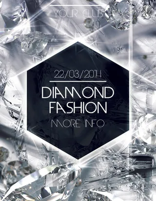 科技感多边形海报模板